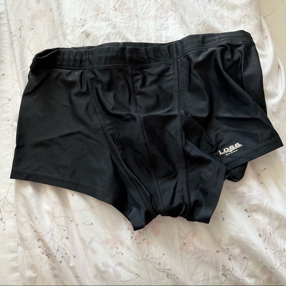 Swimming trunks.